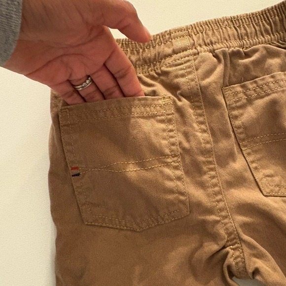 Tommy Hilfiger Kids Pants 3T Camel Tan Pull On Elastic Waistband 100% Cotton - Picture 6 of 13